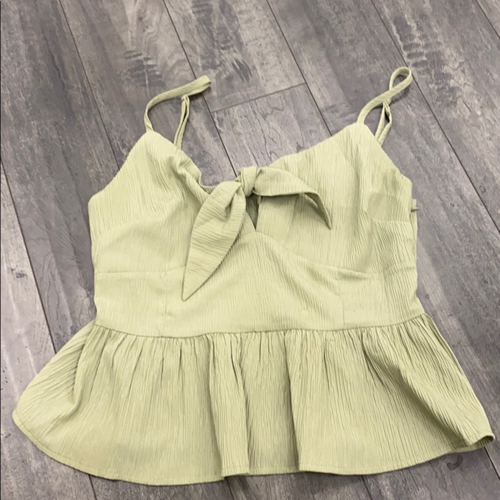 Pea Green Blouse